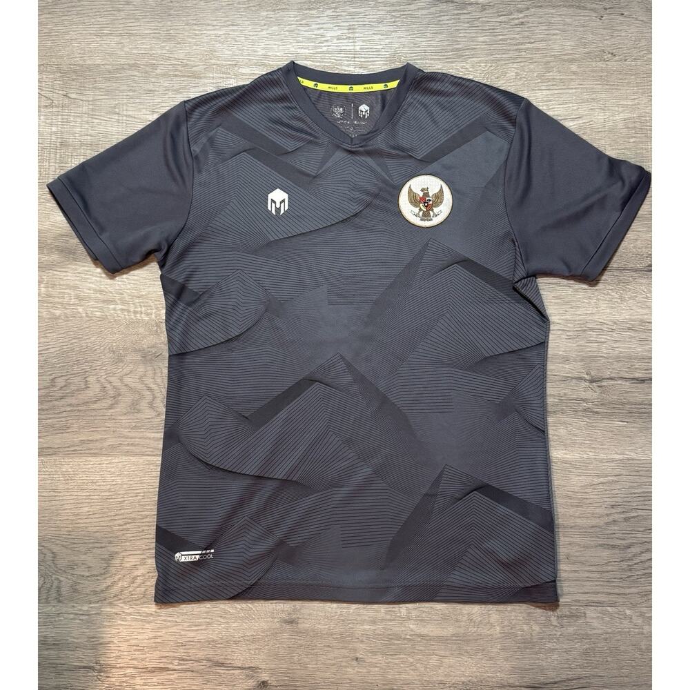 Mills Indonesia National Team Soccer Football XL Jersey Gray XtraCool